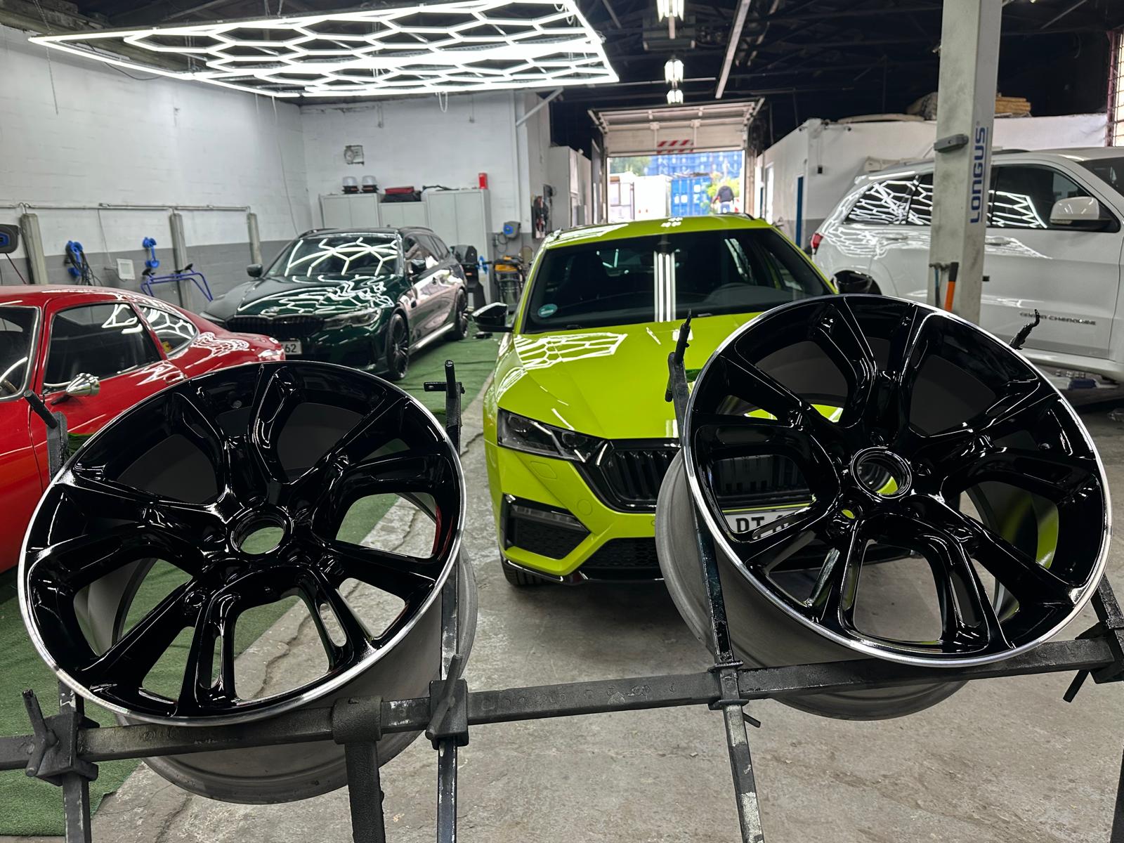 Reifen und Felge – Detail